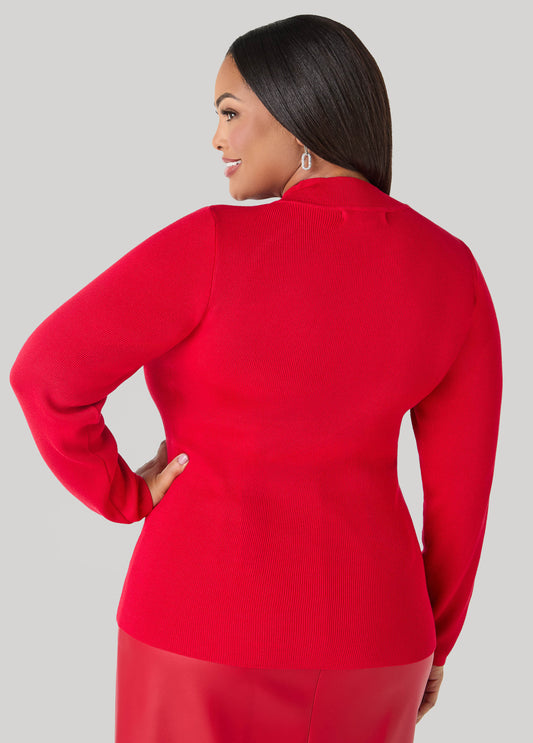 Cutout Crystal Sweater