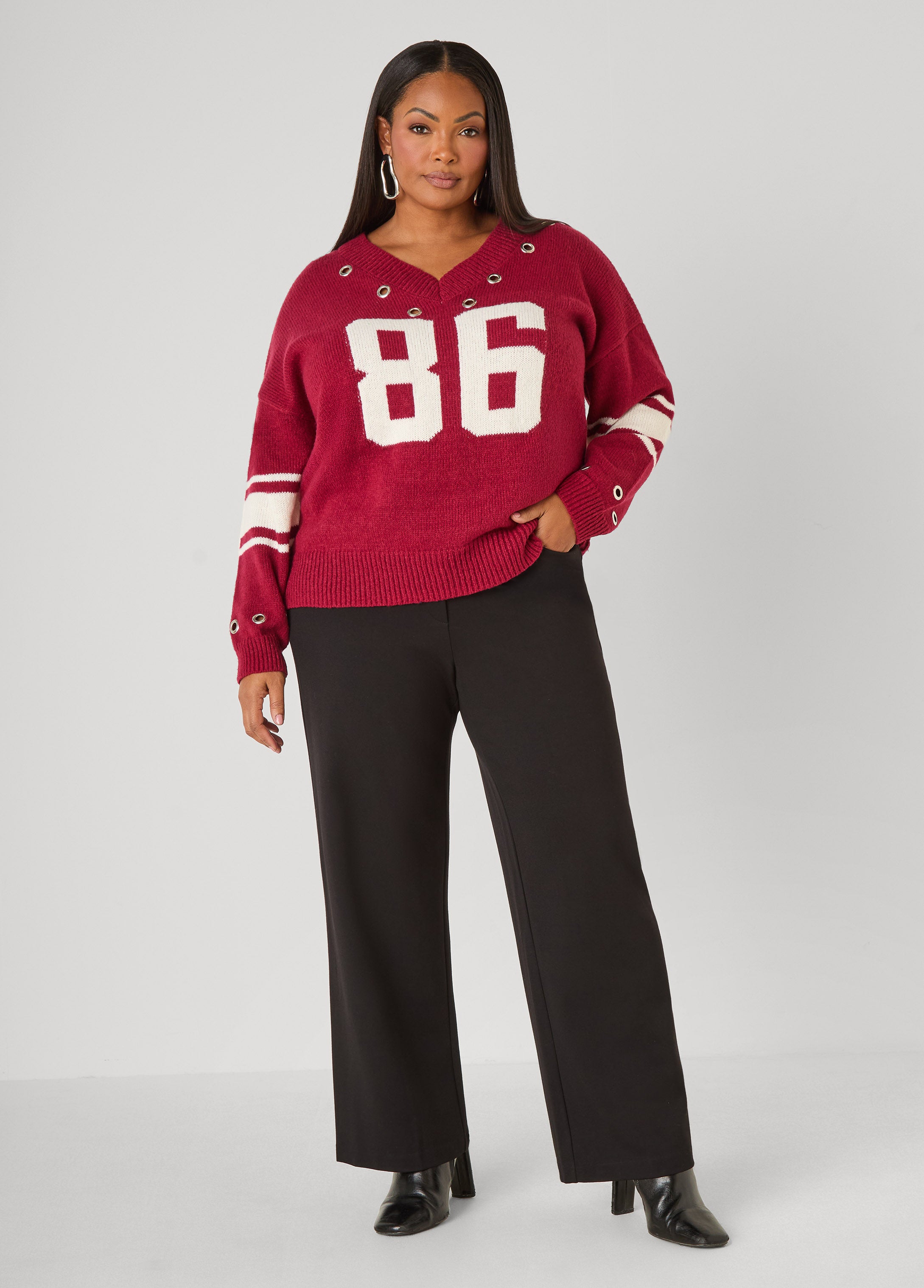 Grommet 86 Varsity Sweater – Ashley Stewart