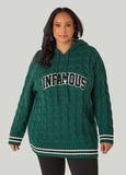 Infamous Cable Knit Hoodie