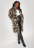Shawl Collar Animal Duster