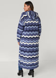 Hooded Chevron Duster