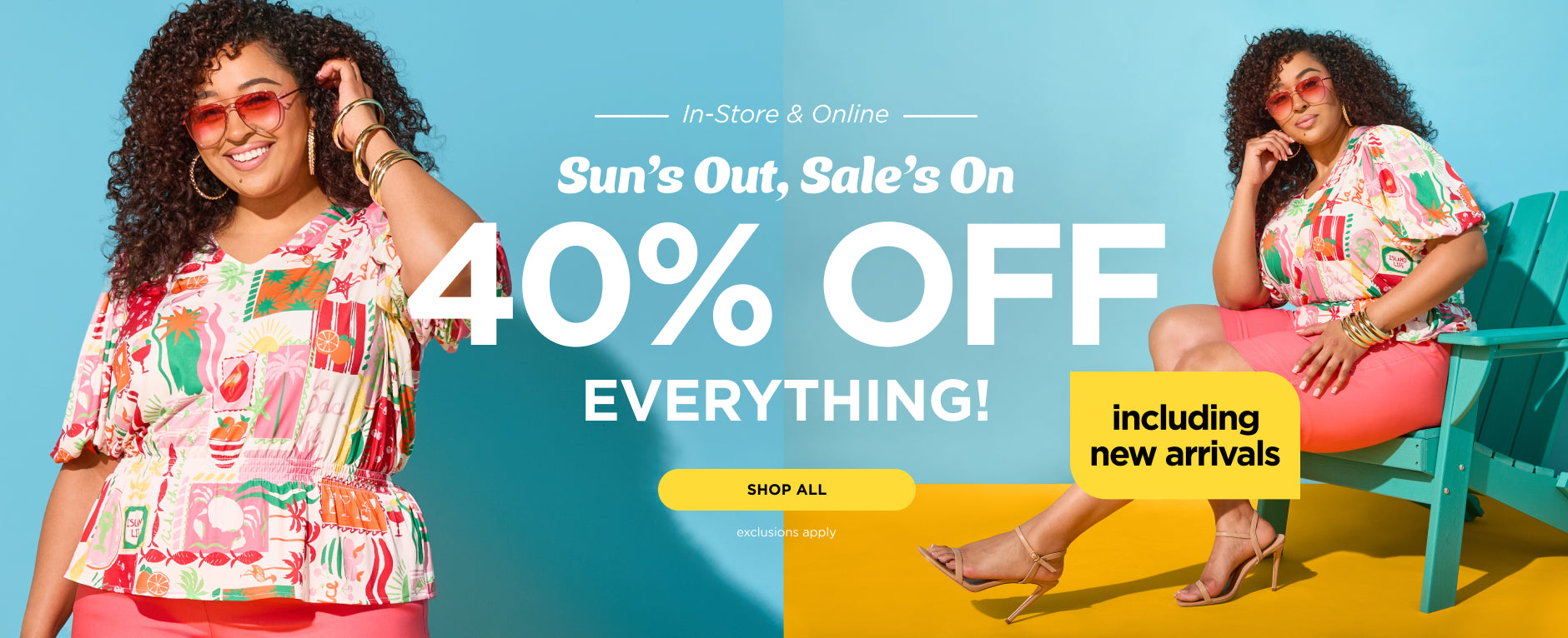 40% off everything, including new arrivals