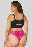 Ruffled Lace Crotchless Hipsters