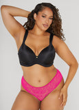 Ruffled Lace Crotchless Hipsters