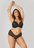 Heart Cutout Crotchless Hipsters