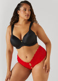 Heart Cutout Crotchless Hipsters