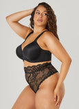 High Waist Cutout Lace Thong