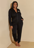 Plus Size Logomania Onesie Hoodie Plus Size Sleep Loungewear