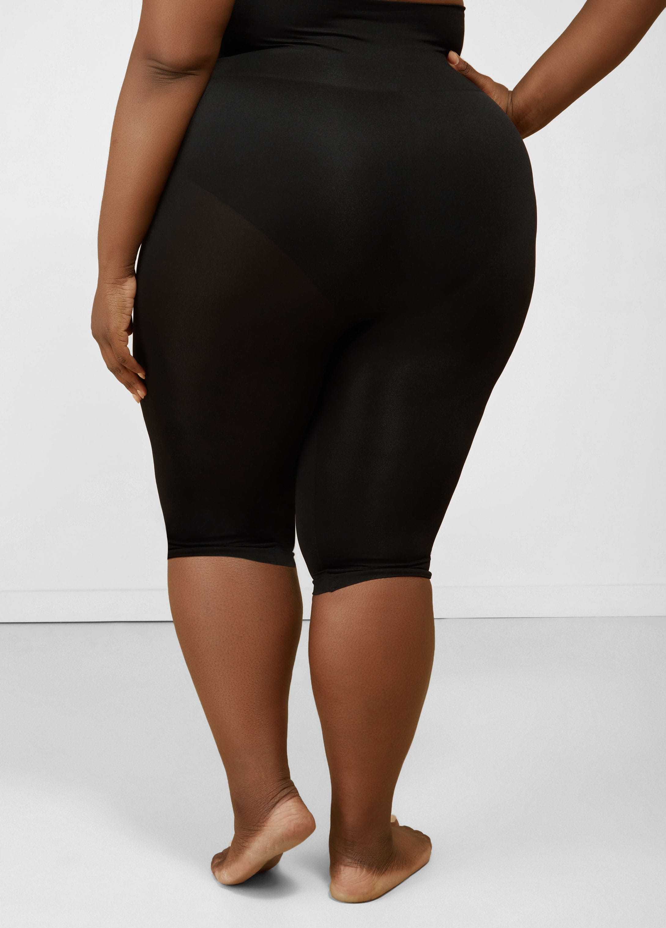 Plus Size High Waist Shaping Control Capri – Ashley Stewart