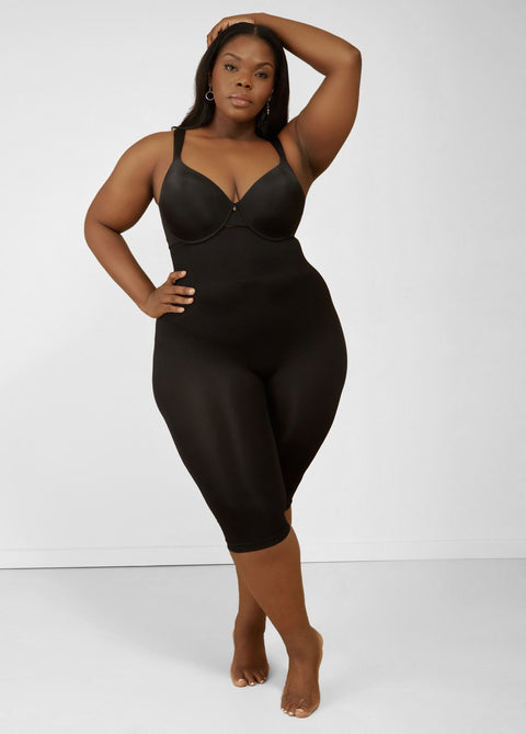 Plus Size High Waist Shaping Control Capri – Ashley Stewart