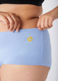 Logo Print Cotton Blend Boyshorts
