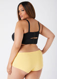 Logo Print Cotton Blend Boyshorts