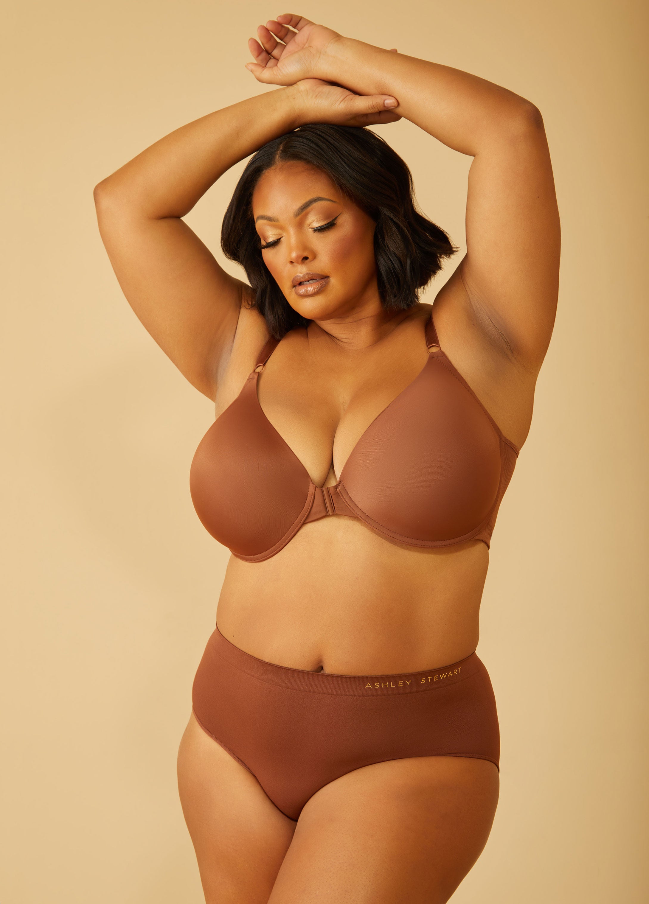 Plus Size Intimates Smoothing Bra Plus Size T Shirt Mesh Bras