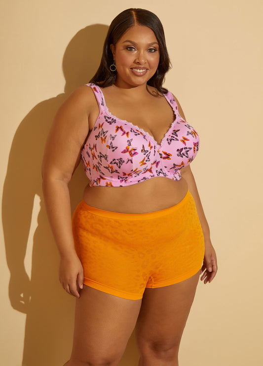 Seamless Leopard Boyshort Panty
