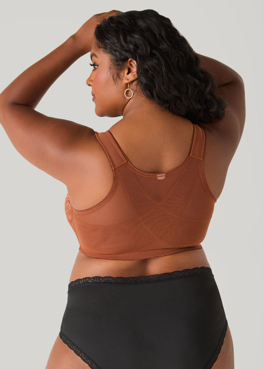 Front Close Wireless Posture Bra