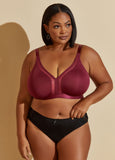 Paneled Mesh Wireless Bra