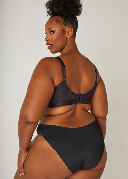 Paneled Side Smoothing Minimizer Bra
