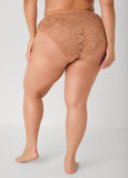 Lace Paneled Hipster Panties