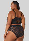 Lace Paneled Hipster Panty