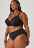 Lace Paneled Hipster Panty
