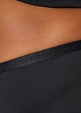 Logo Cotton Blend Boyshorts