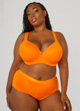 Plus Size Logo Cotton Blend Boyshorts