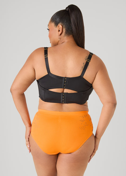 Cutout Seamless High Waist Briefs