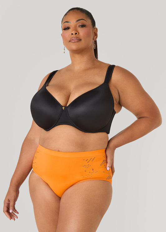 Cutout Seamless High Waist Briefs