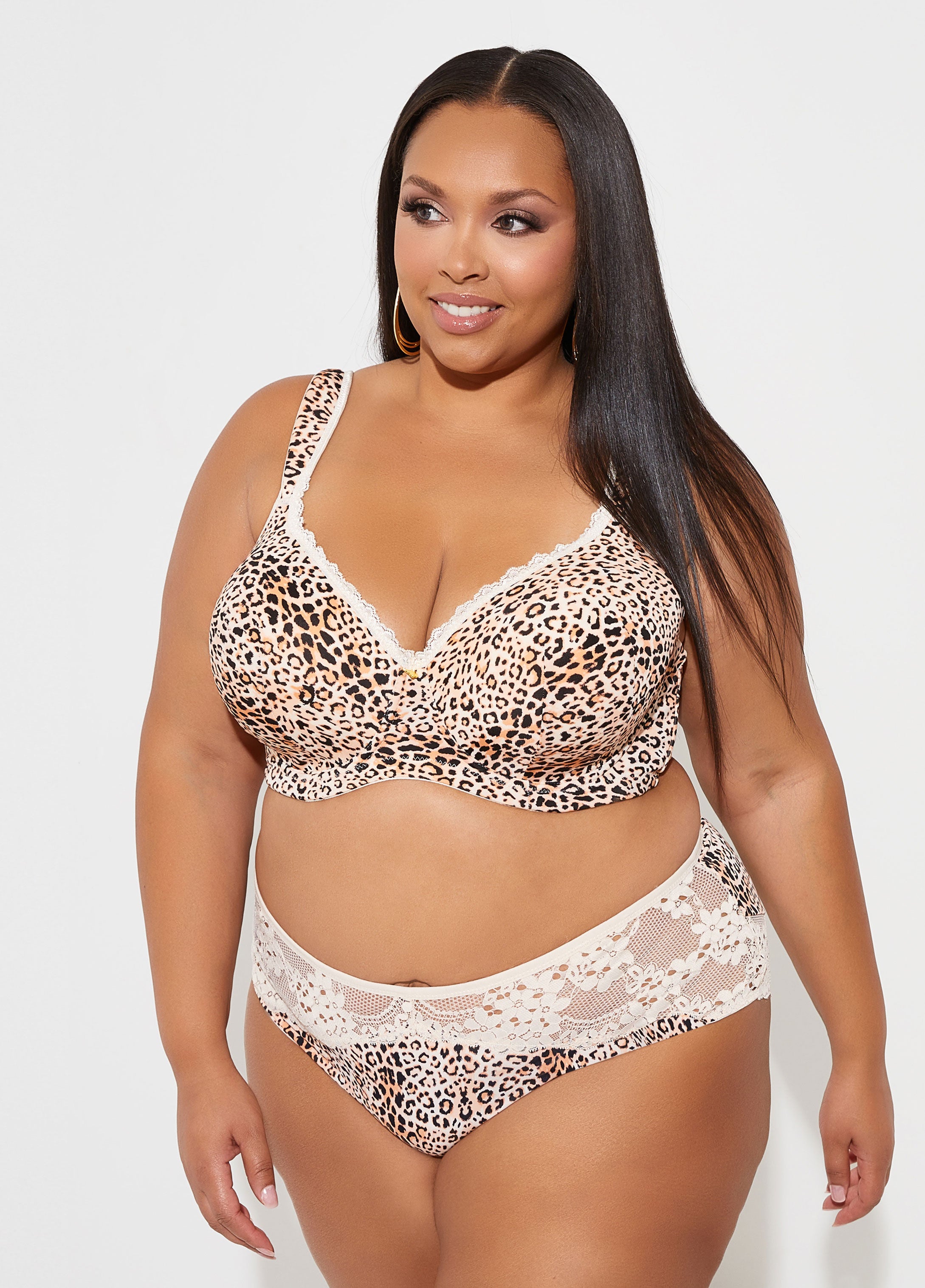 Plus Size Leopard Plus Size Briefs Plus Size Brief Plus Size Panties