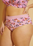 Microfiber Sheer Waist Brief Panty