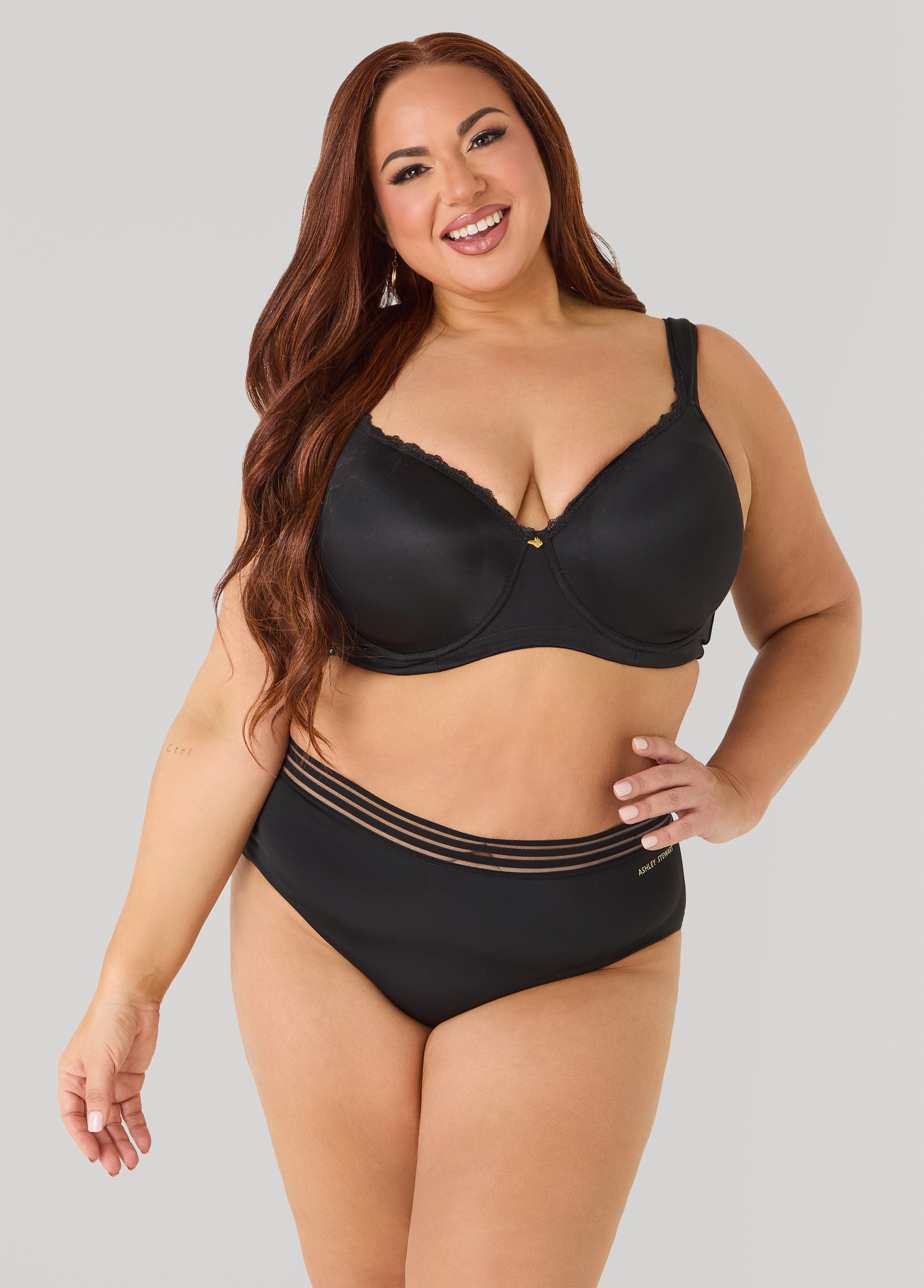 Sheer Waist Microfiber Briefs