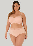 Sheer Waist Microfiber Panty Brief