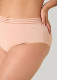 Sheer Waist Microfiber Panty Brief