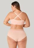 Sheer Waist Microfiber Panty Brief