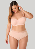 Sheer Waist Microfiber Panty Brief