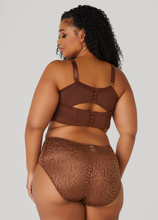 Leopard Mesh Briefs