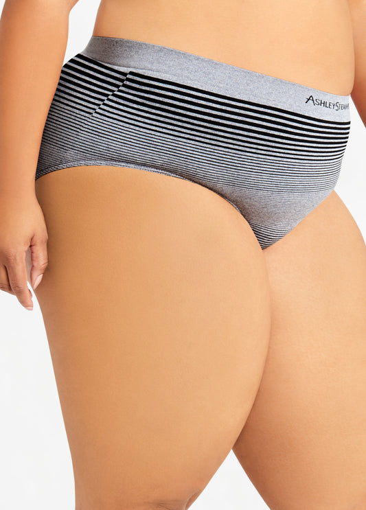 Stripe Seamless Hipster Panty