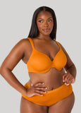 Plus Size Microfiber Underwire T Shirt Bra