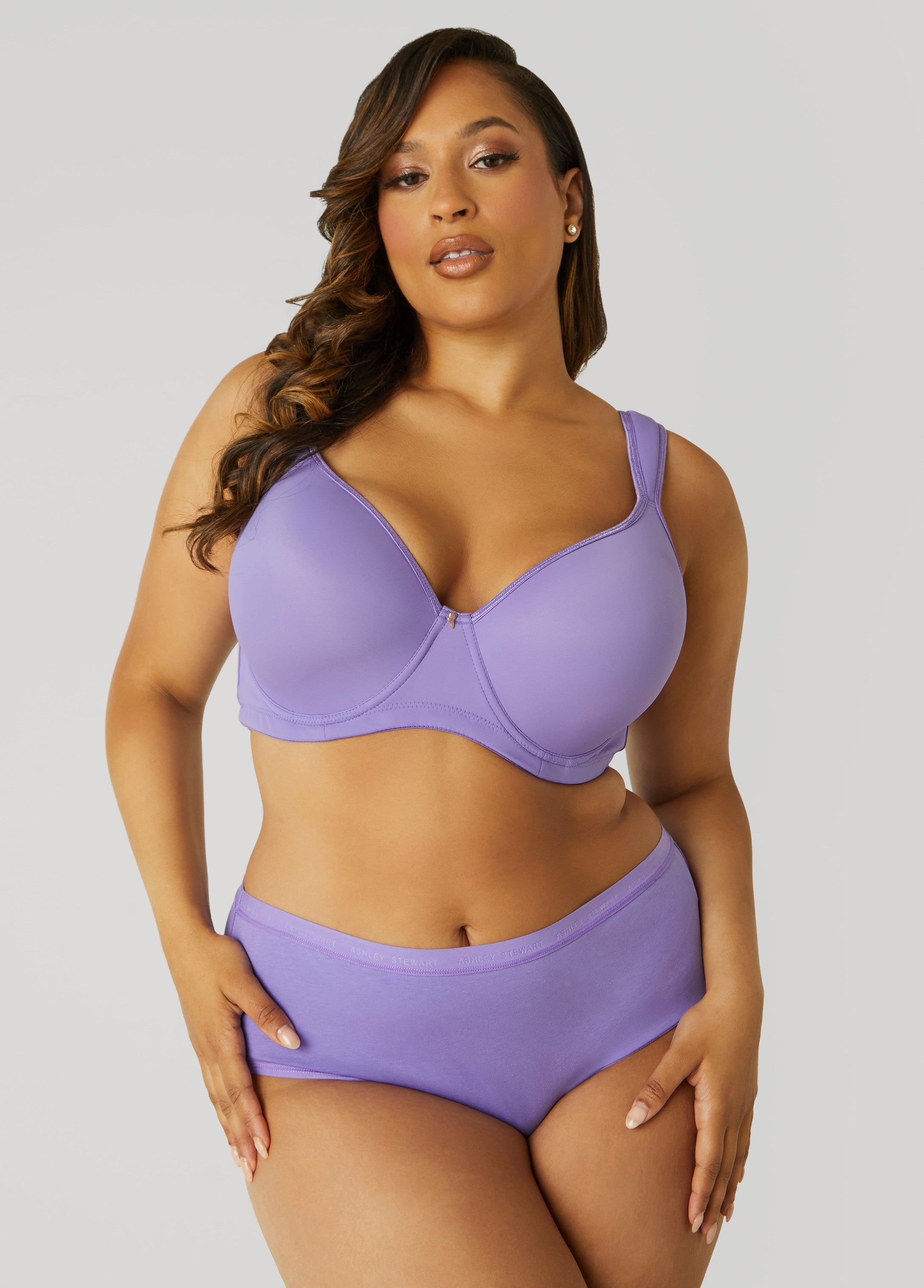Plus Size Plunge Butterfly Bra