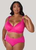 Plus Size Plunge Smoothing Butterfly Bra