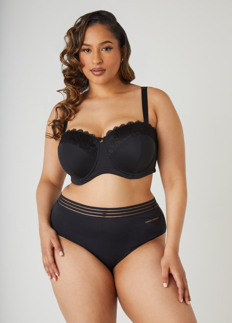 Plus Size Six Way Convertible Lace Butterfly Bra