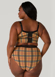 Plaid Full Coverage Butterfly Bra