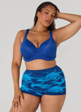 Plus Size Lace Trimmed Full Coverage Butterfly Bra