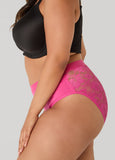 Lace Paneled Hipster Panty