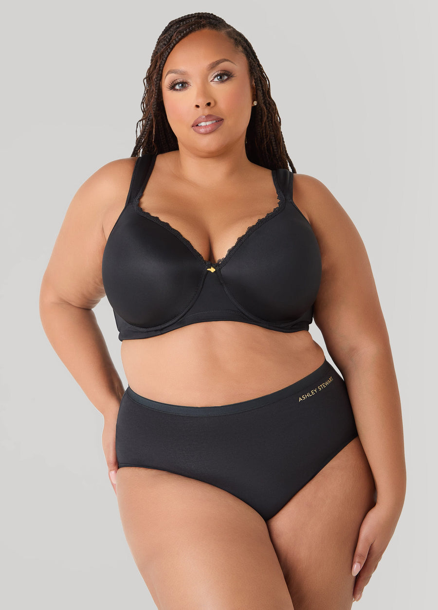Full Coverage Stretch Cotton Briefs