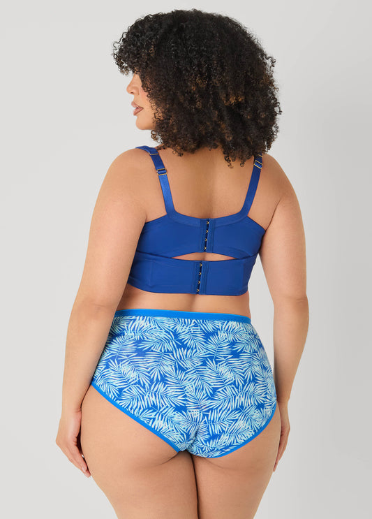 Palm Print Stretch Cotton Briefs