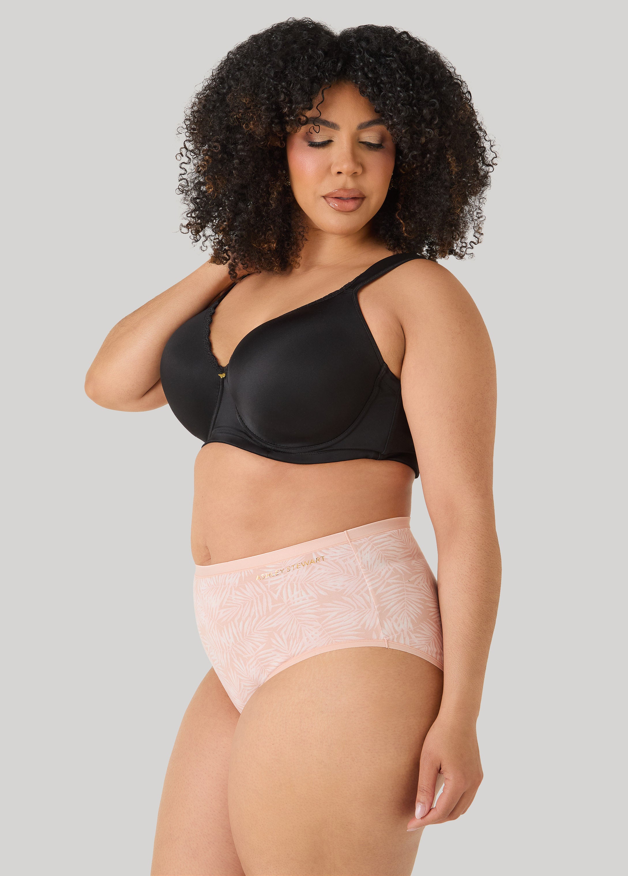 Palm Print Stretch Cotton Briefs