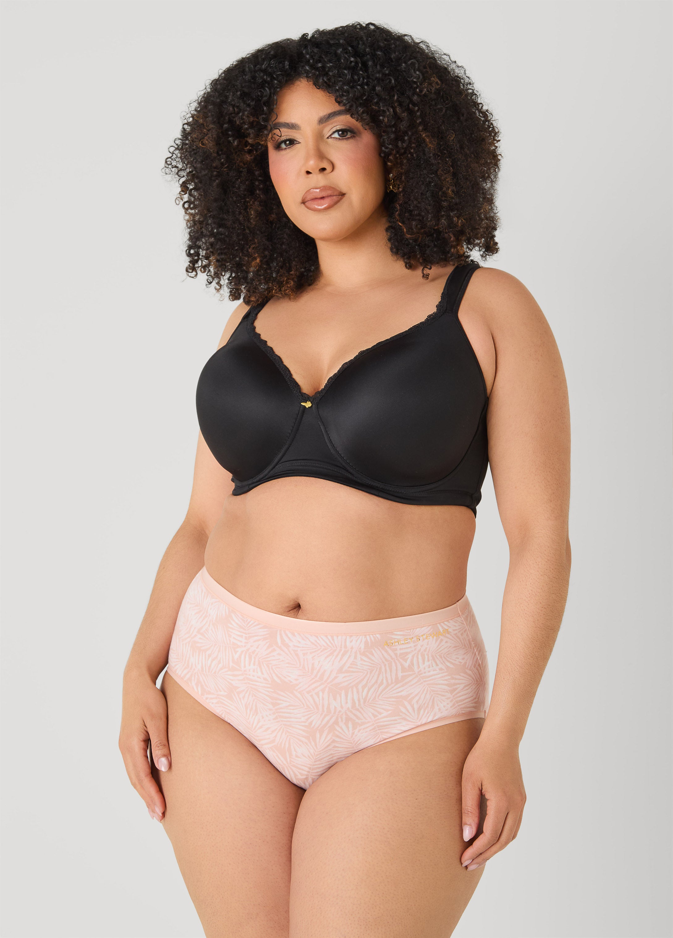 Palm Print Stretch Cotton Briefs