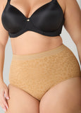 Seamless Leopard Jacquard Briefs