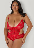 Crotchless Lace Bodysuit